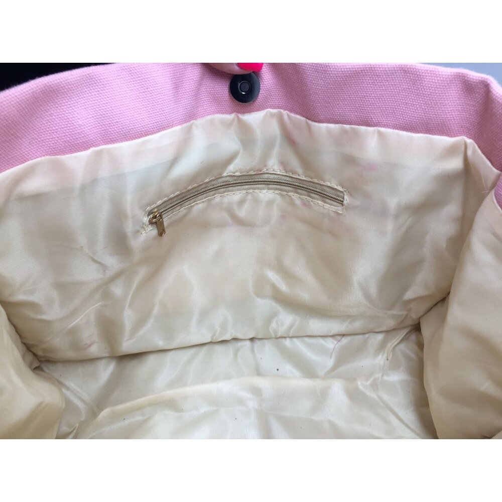 Women's ZHMO Pink Canvas Tote bag - Picture 14 of 16
